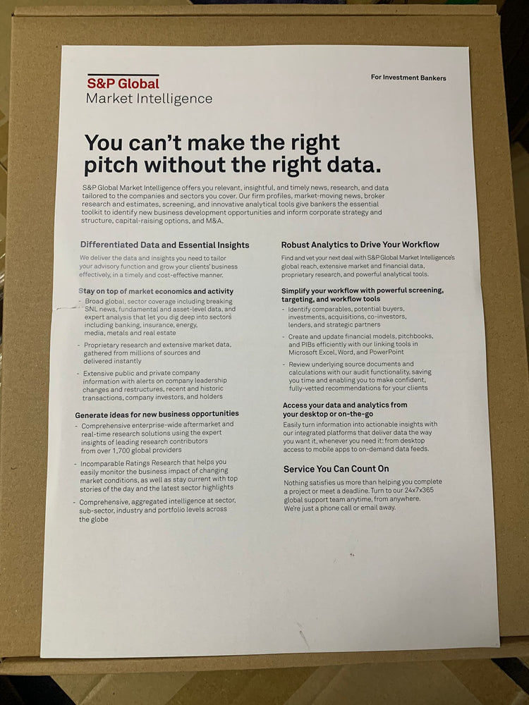 You can't make the right pitch without the right data