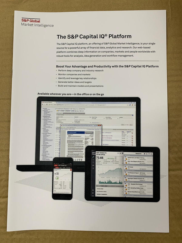 The S&P Capital IQ Platform