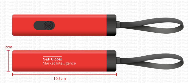 3 in 1 Retractable Charging Cable (Red)  (SPGMI Logo)