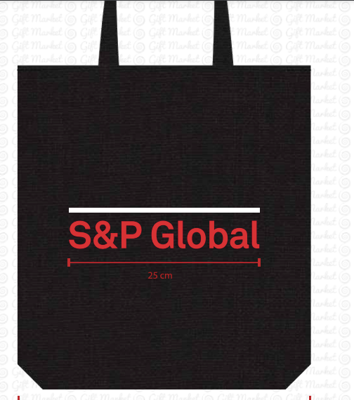 Canvas Tote Bag A3 Black (SPG Logo)