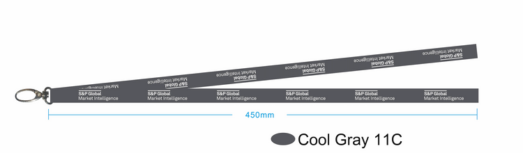 Lanyard Dark Grey (SPGMI Logo)