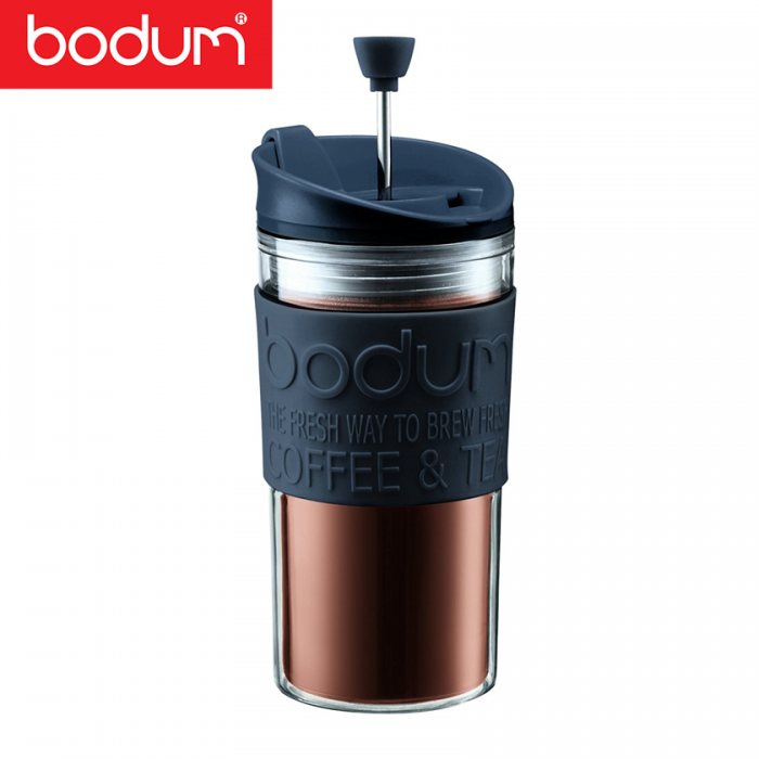 BODUM Travel Press Coffeemaker with Extra Lid 0.35L(SPG Logo)