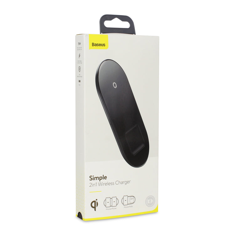 Baseus 2 in 1 Wireless Charger(SPG Logo)