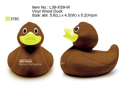 Rubber Duck 2023 (Wood Yellow Beak)(SPGMI Logo)